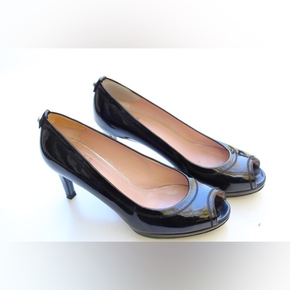 Stuart Weitzman peep toe pumps - Picture 1 of 12